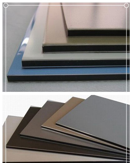 pvdf black Aluminum Composite Panel for vinyl