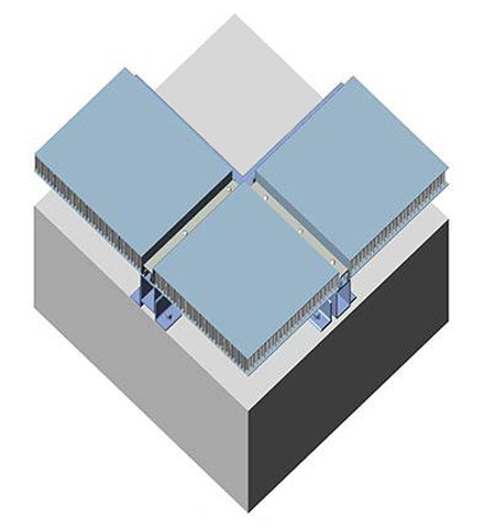 Aircraft Pvdf Custom Aluminum Honeycomb Panel