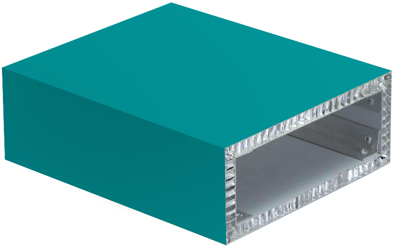 Aerospace Pvdf Insulations Aluminum Honeycomb Panel